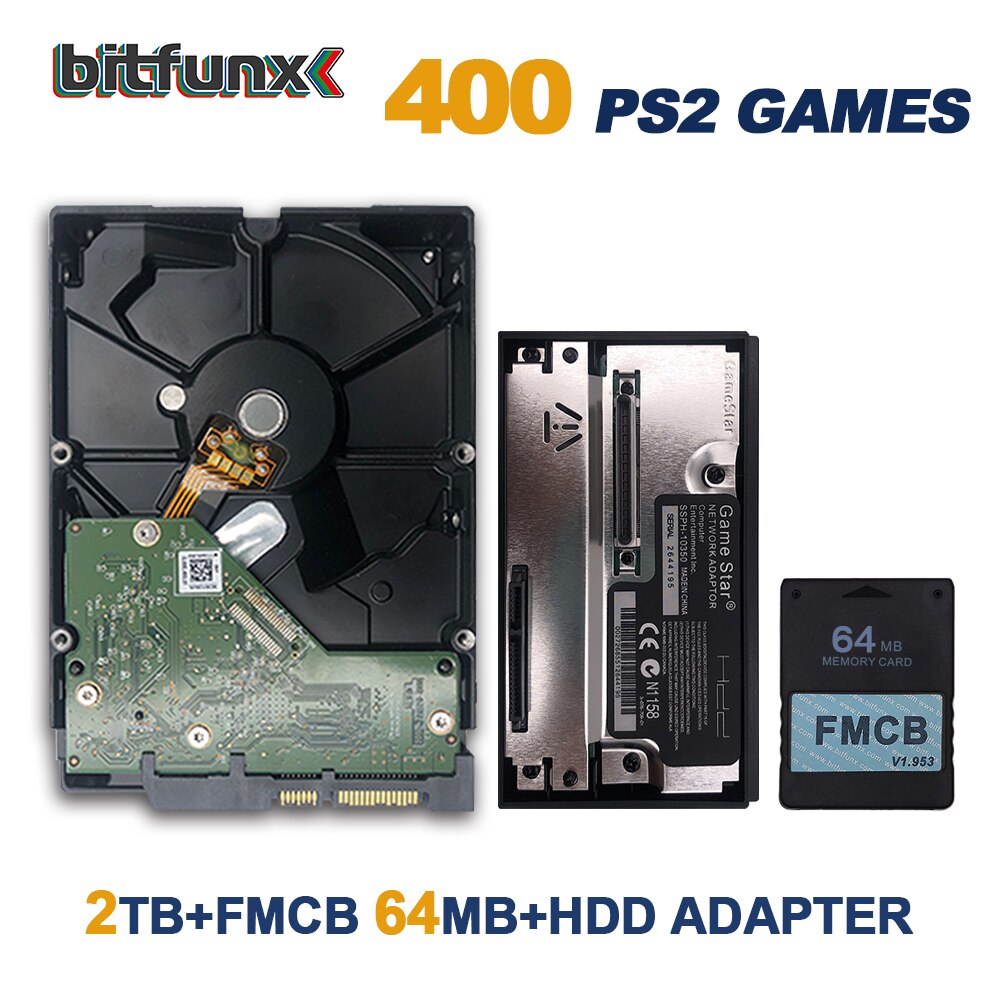 BitFunx GameStar SATA HDD  + FMCB V1.953 ..